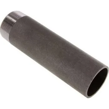 Fitinka Nipl navařovací R1" 120 mm - vnější průměr 33,7 mm, ST 37, ocel černá