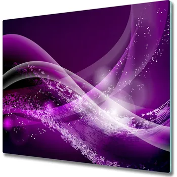 Kuchyňské prkénko Skleněná krájecí deska Abstraktní vlna 60x52 cm