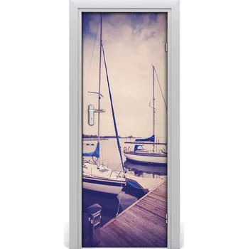 Fototapeta Fototapeta samolepící na dveře Jachty 85x205 cm