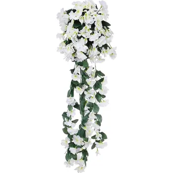 umělá květina Realistické umělé závěsné květiny - Bílá, 15834