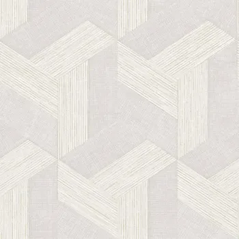 Tapeta Cristiana Masi by Parato Vliesová tapeta na zeď, geometrická, šedá, 27508, Sintesi, Cristiana Masi by Parato, velikost 10,05 x 0,53 m