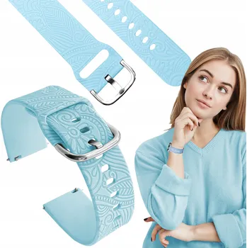 Řemínek na hodinky Řemínek ChronSmarta pro Xiaomi 22mm modrý