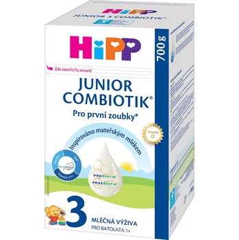 Kojenecká výživa HiPP 3 Junior Combiotik mléčná výživa 700g - balení 2 ks