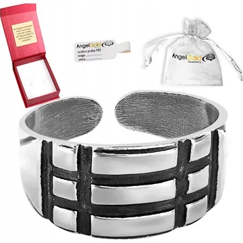 Prsten Pánský prsten AngelGold P/S/001 stříbrný