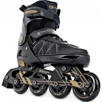 Kolečkové brusle Kolečkové inline brusle Raven Expert gold 80mm Velikost bruslí: EU 40-43