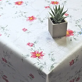 ubrus PVC ubrusovina - Fleur červená