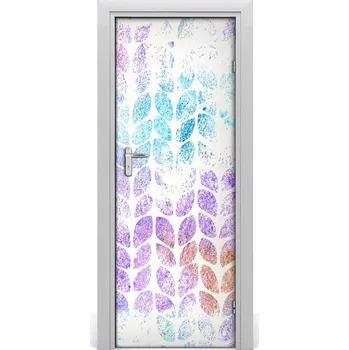 Fototapeta Samolepící fototapeta na dveře Kolorowe listy 95x205 cm