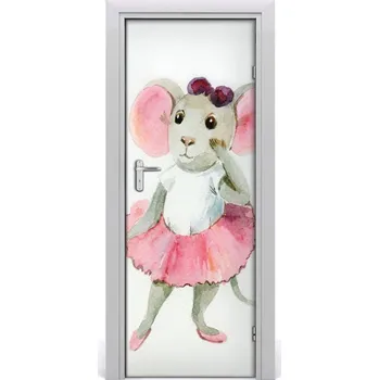 Fototapeta Samolepící fototapeta na dveře Myš balet 85x205 cm