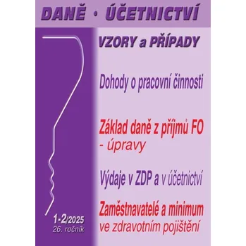 Daně, účetnictví, vzory a případy (1-2/2025) - Poradce (2024, brožovaná)