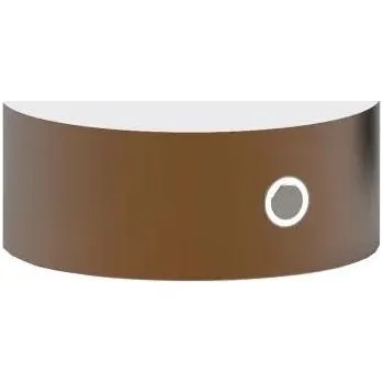 Lampička Ideal Lux- LED Stm dotyková stolní lampa MIGNON LED/5W/5V pr. 10 cm CRI 90 hnědá