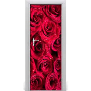Fototapeta Fototapeta na dveře Červená růže 75x205 cm