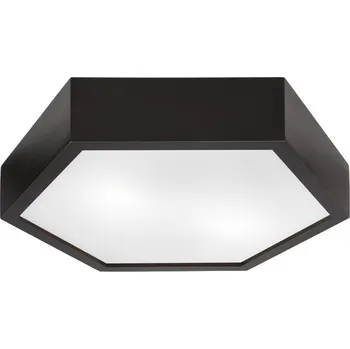 Stropní svítidlo HEX 2xE27/60W/230V pr. 43 cm borovice wenge