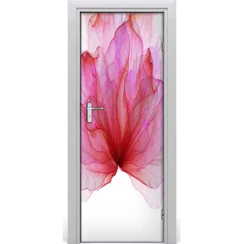 Fototapeta Samolepící fototapeta na dveře růžový květ 75x205 cm