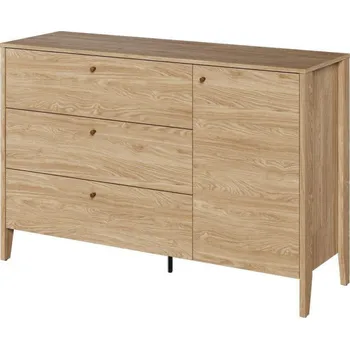přebalovací pult a komoda Casarredo Komoda 1D3S SOLIERA dub olejovaný