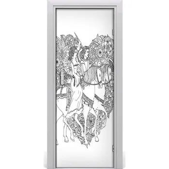 Fototapeta Samolepící fototapeta na dveře Muž a žena 85x205 cm