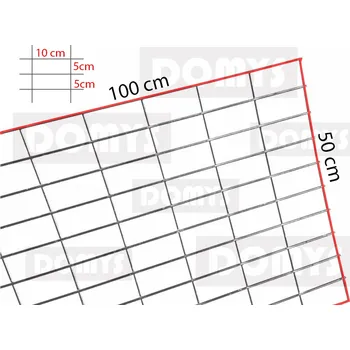 gabiony DOMYS GABIONOVÁ SÍŤ 100x50cm (10x5cm)