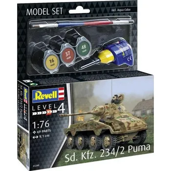 Plastikový model ModelSet - Sd.Kfz. 234/2 Puma (1:76) - 63288
