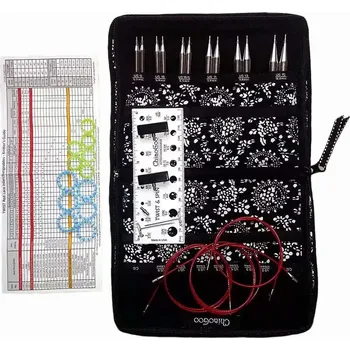 Nástroj na niť a příze ChiaoGoo Set vyměnitelných jehlic Twist RED Lace Large 13Cm (Set vyměnitelných jehlic ChiaoGoo Twist RED Lace Large 13Cm)