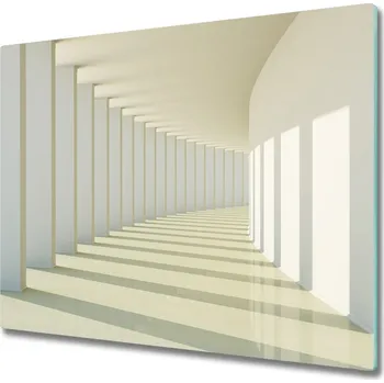 Kuchyňské prkénko Skleněná krájecí deska chodba 60x52 cm