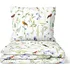 Povlečení DARRÉ Bavlněné povlečení Louka s ptáčky 140 x 200, 70 x 90 zipový uzávěr