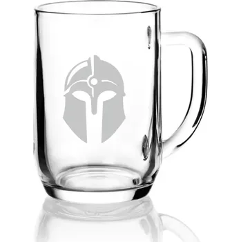 Sklenice Půllitr s motivem - SPARŤANSKÁ HELMA #4