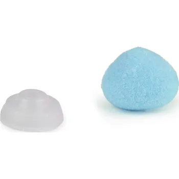 Čumák sametový s pojistkou 10x12 mm - 5 sad Barva: modrá nebeská