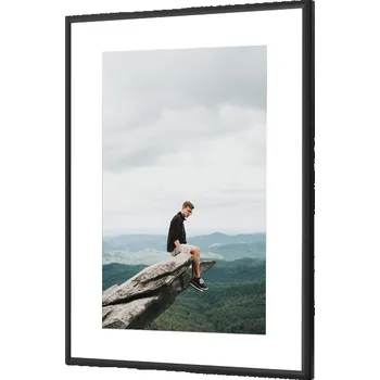 Obraz HLINÍKOVÝ RÁM ČERNÝ 25x38 - RÁMEČEK 38x25 CM