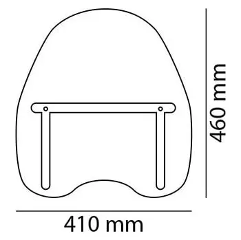 Motodíl Plexi štít PUIG DAYTONA IV 2003W průhledný univerzální HONDA VTX 1800 2001-2006