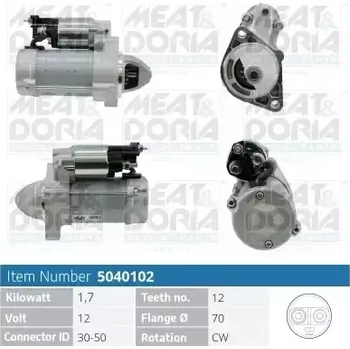 Autoelektrika MEAT & DORIA Startér MAD 5040102