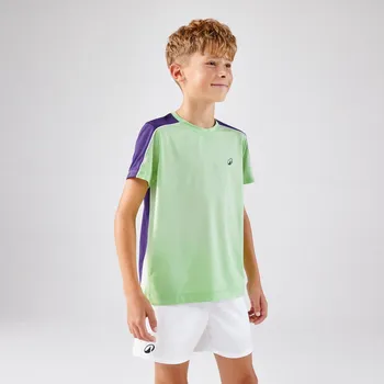 Pánské tričko KUIKMA Dětské tenisové tričko Dry 5-6 LET FIALOVÁ|ZELENÁ
