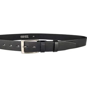 Opasek Belts 35-100-4 pánský kožený pásek černý