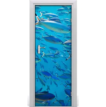 Fototapeta Samolepící fototapeta na dveře Korálové ryby 75x205 cm