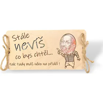 JarisWood Dárková karta stále nevíš Věnování na zadní straně: Bez věnování