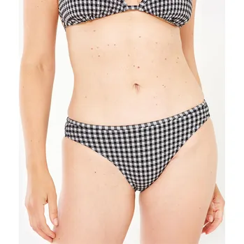 Dámské plavky OLAIAN Dámské plavky spodní díl Nina Vichy XL ČERNÁ