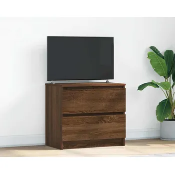 Nábytek vidaXL TV skříňka 60x35x54 cm kompozitní dřevo [861782] Barva: hnědý dub