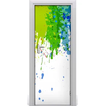 Fototapeta Samolepící fototapeta na dveře Abstraktní duha 75x205 cm