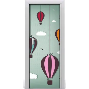 Fototapeta Samolepící fototapeta na dveře Letající balony 85x205 cm