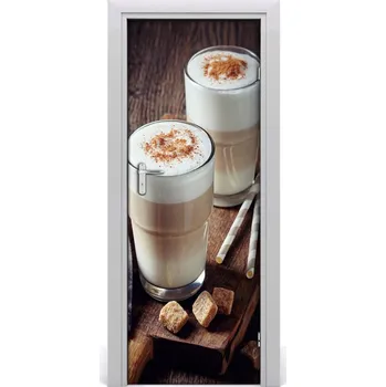 Fototapeta Fototapeta na dveře samolepící káva latte 85x205 cm
