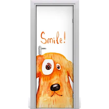 Fototapeta Samolepící fototapeta na dveře pes 85x205 cm