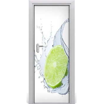 Fototapeta Samolepící fototapeta na dveře limetka 95x205 cm