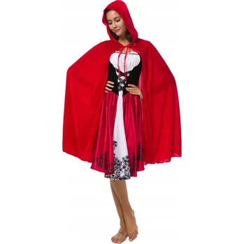 Karnevalový kostým Červená Karkulka červená XXL