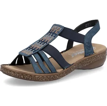Dámské sandále Dámské sandály Rieker 628G7-14 Barva: Modrá, Velikost: 39