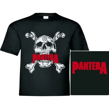 Pánské tričko triko Pantera - skull, logo