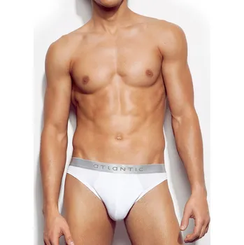 Slipy SLIPY ATLANTIC PÁNSKÉ BMP013 SPORT MODAL BÍLÉ *L*