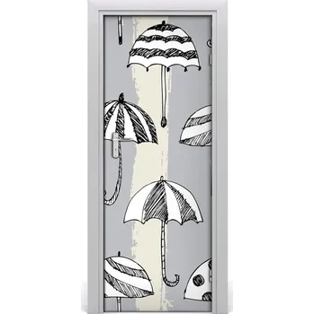 Fototapeta Samolepící fototapeta na dveře Deštníky 95x205 cm