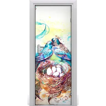 Fototapeta Samolepící fototapeta na dveře Rodina 75x205 cm