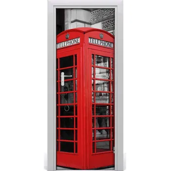 Fototapeta Fototapeta samolepící dveře telefonní budka 75x205 cm