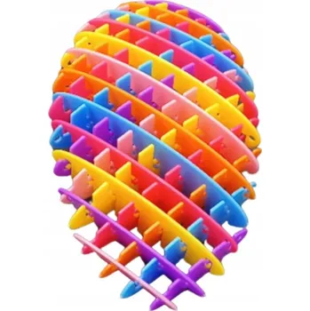 Hračka pro nejmenší Hračka Duhová Antistresová Elastická Senzorická Barevná 10 cm
