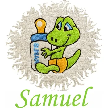 Dětská osuška s výšivkou a jménem QUALITY 400 g/m2 - MIMČO