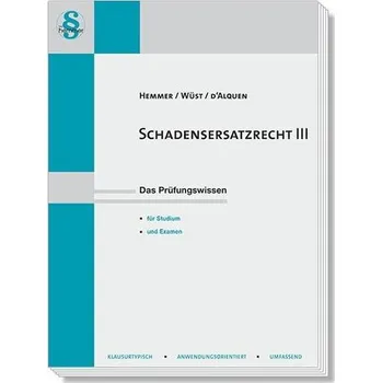 Schadensersatzrecht III - Hemmer, Karl-Edmund [DE] (2025, Brožovaná, Hemmer-Wuest)